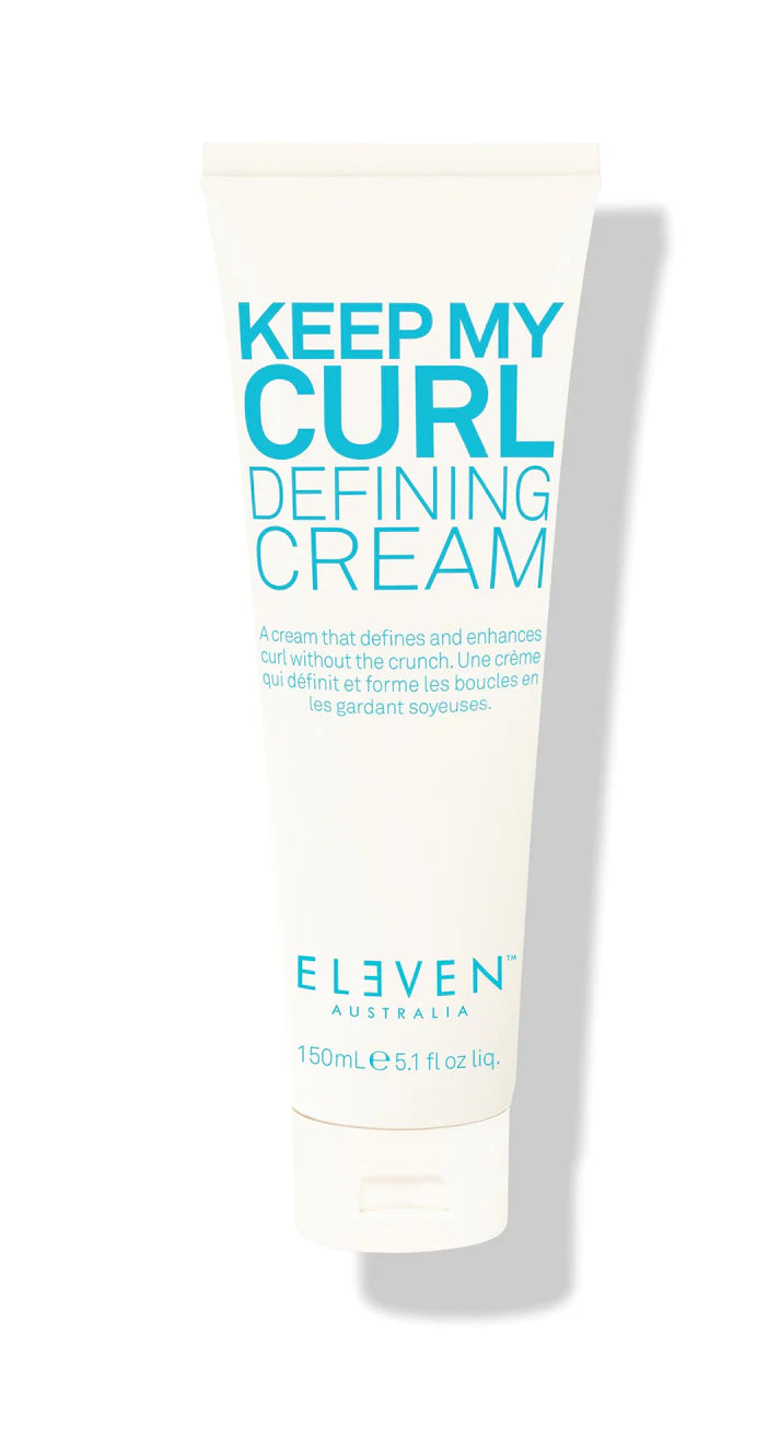White container of Keep My Curl Defining Cream by ELEVEN.
